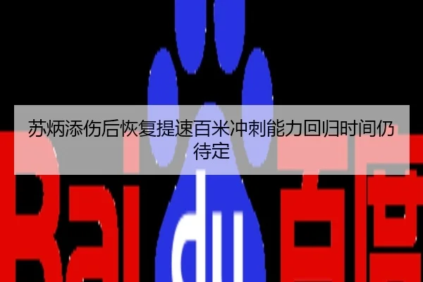 苏炳添伤后恢复提速百米冲刺能力回归时间仍待定